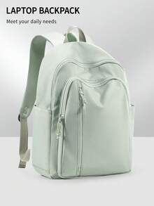 40*20*25 Large Simple Schoolbag Bookbag School Backpack For High School Junior High School Students, Versatile Laptop Bag Fit 14Inch Laptop, Waterproof Travel Backpack For Girl Boy, Casual Weekender Daypack For Commute, Work, Outdoor, Trip And Summer Holiday, Multiple Color Option - Multicolor - View 13