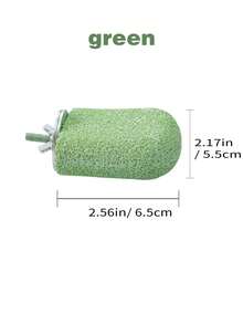 鹦鹉栖木，鹦鹉玩具配件，鹦鹉笼配件，鹦鹉咬胶棒，鹦鹉磨爪架，砂纸栖木 - 彩色 - 查看 7