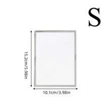 1 件相框，小型桌面相框，银色金属相框，适合桌面展示和墙壁装饰 - 父亲节、婚礼、生日的最佳礼物