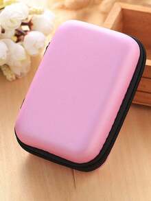 6/1pc耳机包 数据线收纳盒 收纳袋 方形收纳盒 便携耳机收纳包 迷你零钱收纳包 多功能收纳包 化妆包 数据线 香水收纳包 - 彩色 - 查看 14