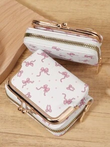 Portefeuilles pour femmes, porte-monnaie court en PU avec fermeture éclair et fermoir. Sac à main multifonctionnel grande capacité pour femmes, porte-cartes et porte-pièces, léger, mode moderne, affaires. Fermeture éclair, porte-cartes de crédit, décontracté professionnel. Cadeaux pour la Fête des enseignants, cadeaux d'anniversaire, pour les dames, les femmes, les cols blancs