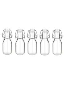 5/3/2/1pcs/2oz Glass Juice Bottle Set - Mini Glass Bottles With Shaker Lids, Suitable For Homemade Beverages, Extracts, Candies, Crafts And Party Decorations, Refillable, Travel Accessories - Clear - View 14