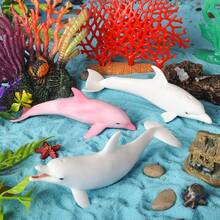 1pc Simulation Marine Animal Model Toy, Blue Whale, Gray Whale, Sperm Whale, Dolphin, Humpback Whale And Other Marine Animals, Fish Tank And Aquarium Decoration, Children's Cognitive Education Toys, Halloween Holiday Gifts - Multicolor - View 4