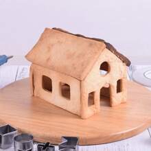 Set de tăietoare de biscuiți 3D de Crăciun, 10/18 buc, cu desene animate de ren din oțel inoxidabil, forme de biscuiți cu om de zăpadă, potrivite pentru sărbători, tort de ziua de naștere, aluat, gogoși, fondant - Instrumente de copt Crăciun, decorațiuni de Crăciun, pijamale de Crăciun, cadouri de Crăciun, decor de Crăciun