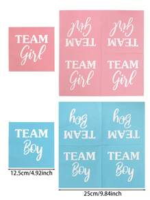 20/40 片性别揭示一次性餐巾、适合男孩或女孩的婴儿洗礼餐巾、婚礼纸巾、宾客婚礼纸巾、粉色和蓝色性别揭示派对用品、婴儿洗礼性别揭示派对用品、节日装饰品、派对装饰品、婴儿洗礼装饰品、婴儿用品。 - 彩色 - 查看 10