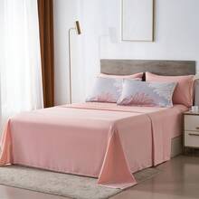 7 Pieces (Full/Queen/King) Elegant Bed In A Bag Comforter Set, Twin(5 Pieces),Stylish Solid Comforter, Soft Microfiber, Comfortable And Warm, Cloud-Like Soft Bedding Set, Bedroom Decor For Spring/Summer/Autumn/Winter, Ideal Gift - 粉色 - 查看 7