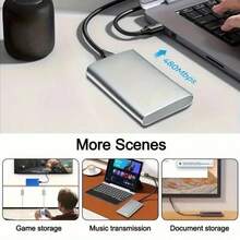 External Hard Drive, PC, USB 3.0 Portable External Hard Drive For Desktop Computers, Laptops, And Chromebooks - Đỏ - Xem 5