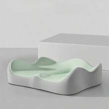 1pc Ergonomic Seat Cushion For Office Chair, Car Seat & Desk - Durable Polyester Cover, Washable, All-Season Comfort - Ideal For Long Hours Of Sitting, Office Chair Cushion