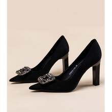 Women Heeled Sandals - 黑色9cm[升級版] - 查看 3