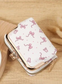 Portefeuilles pour femmes, porte-monnaie court en PU avec fermeture éclair et fermoir. Sac à main multifonctionnel grande capacité pour femmes, porte-cartes et porte-pièces, léger, mode moderne, affaires. Fermeture éclair, porte-cartes de crédit, décontracté professionnel. Cadeaux pour la Fête des enseignants, cadeaux d'anniversaire, pour les dames, les femmes, les cols blancs