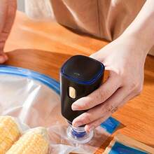 Handheld Electric Vacuum Sealer - USB Rechargeable Automatic Food Saver Pump, Suitable For Reusable Bags, Preserving Meat, Vegetables, For Kitchen & Travel Use, Compact & Durable Design, Easy-Grip Handle - Multicolor - View 2