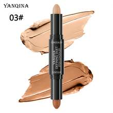 二合一修容棒，高光修容两用妆容，防水，自然塑形，提亮，粉底刷，V 型脸，定妆，遮瑕，化妆品 - 彩色 - 查看 10