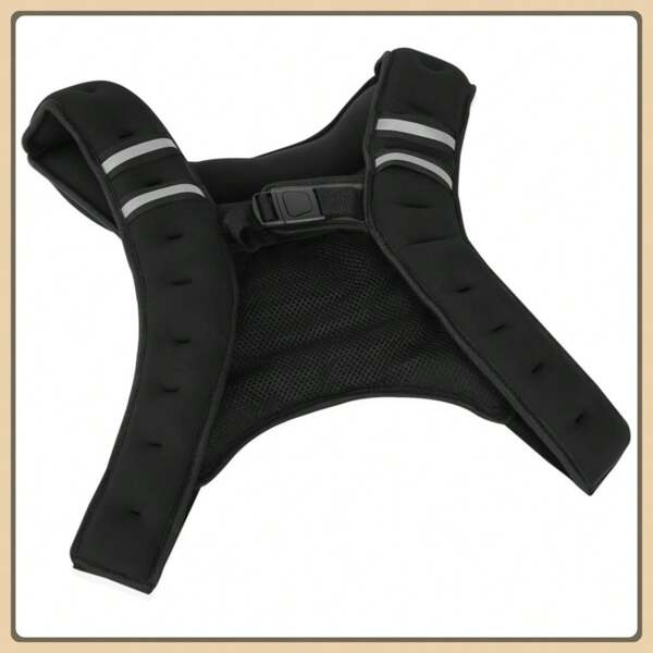 Neoprene Weighted Vest, 12 Pounds, Black
