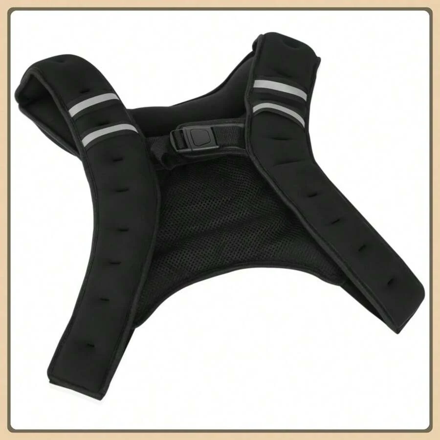 Neoprene Weighted Vest, 12 Pounds, Black
