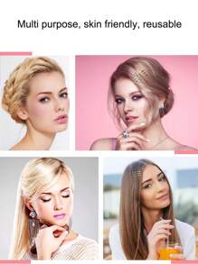 50/100/150pcs/Pack Gold Women's Hair Clips, 5cm Side Wavy Hair Claws, Suitable For Daily Use, Hairstylists, And Bridal Hairstyles, Hair Accessories, Hair Slide, Hair Barrettes, School Stuff,