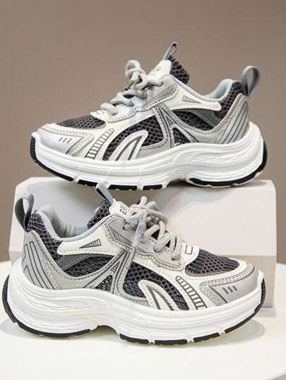 儿童运动鞋，女童时尚厚底运动鞋，男童舒适防滑运动鞋，时尚优质大童鞋