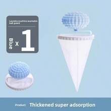 iDestry Waschmaschinenfilter Bildschirm Anti-Verwicklung Anti Klebende Entfernung Haar Saugen Reinigung Schwimmende Objekte Flecken Wäsche Kugel