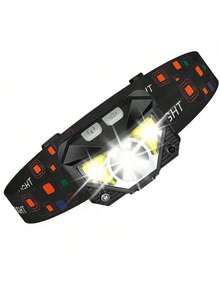 这款头灯采用优质 ABS 塑料制成，经久耐用，是夏日海滩度假的理想之选。5W XPG 主灯功率强劲，光束可达 200 米。3W COB 辅助灯提供多种模式，提供更多照明选择。IP65 防水等级。无论您是徒步旅行还是露营，都能轻松应对。 - 黑色 - 查看 14