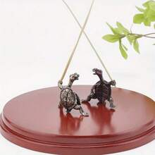 1/3/6PCS  Non-Stim Fat Burner Incense Witchy Gifts Incense Sticks Brass Turtle Incense Burner Kung Fu Turtle Incense Burner Creative Craft Decoration Red Bronze Turtle Statue Incense Burner Collectible Art Gift Meditation Incense Holder