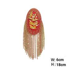 1 Pc Diamond Encrusted Clothing Accessories, Accessories, Suits, Metal Fashion Tassel Shoulder Patches On Shoulder Badge With Decorative Accents For Clothing Embellishment - Multicolor - View 21