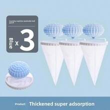 iDestry Waschmaschinenfilter Bildschirm Anti-Verwicklung Anti Klebende Entfernung Haar Saugen Reinigung Schwimmende Objekte Flecken Wäsche Kugel