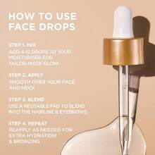 Ambre Solaire Natural Bronzer Self Tan Drops For Face, With Hyaluronic Acid & Coconut Water, Gradual & Natural Looking Tan, Vegan Formula 30ml - Tan Drops - Xem 6