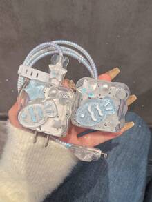 5 件装 Marine Fish 充电线保护器，防断裂、防污适配器套组，兼容 Apple 20W 充电器 Nan 充电器配件 手机配件 - 彩色 - 查看 2