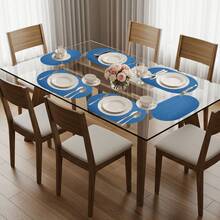 Tablecloths - Blue / Net - View 2