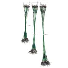 Stainless Steel Fishing Wire Leader Line,Heavy Duty Fishing Leader Line With Rolling Swivels Insurance Snap Connect Tackle Lures Rig Or Hooks