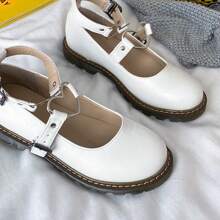 Japanese Style Small Leather Lolita Shoes With Round Head