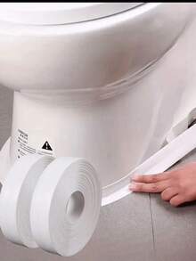 Băng keo chống thấm | Băng keo chống ẩm và chống nấm mốc cho phòng tắm, vòi hoa sen, bồn rửa nhà bếp - Dải keo dán chắc chắn tự làm, Phụ kiện phòng tắm, Phụ kiện nhà bếp, Dễ dán, Không còn khe hở ẩm mốc! Phải có khi thuê! - Nhiều màu - Xem 2