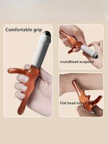 Herramienta de masaje de tejido profundo en forma de T - Palo de puntos múltiples para alivio muscular y relajación corporal - Multicolor - Ver 7