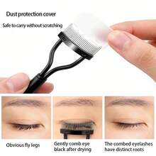 3pcs/Set Eyebrow Brush, Eyelash Separator, Eyebrow Comb And Mascara, Professional Eye Makeup Tools,Makeup,Cheap,Room Decor,Vanity,Travel,Bedroom,Makeup Accessories - Black - View 10