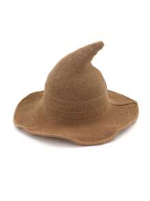 1. Spersonalizowany kapelusz czarodzieja na Halloween, duży cylinder retro dla kobiet, wełniany kapelusz, modny kapelusz na jesienne i zimowe przyjęcie świąteczne, dyniowy kostium wampira, jesień