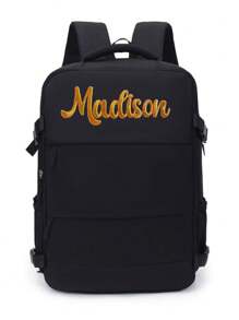 Embroidered Custom Men's And Women's Backpacks With Large Capacity, Multifunctional Dry And Wet Classification, Waterproof Mommy Backpack For Short Distance Business Trips, Fashionable Large Capacity Leisure Backpack, Travel Backpack, Laptop Backpack, Portable Travel Backpack, Dry And Wet Separation Insulation Travel Bag, Women's Large Capacity, Lightweight And Multi-Purpose Travel Luggage Backpack