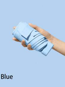 1pc UPF50+ Sun & Rain Mini Travel Umbrella, Windproof Compact Parasol (For Hiking/Pocket), Mini Travel Sun Small, Compact Uv Umbrella Protection Sun, Lightweight Portable Parasol Windproof, Fabric Wallet Umbrella For Commuter, Outdoor Activities In Rainy And Sunny Days Umbrella For Women Umbrella Rainproof Windproof