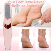 Electric Foot File, Foot Callus Remover, Equipped With Two Different Grinding Heads, Two Speed Settings, Automatic Lighting, For Better Removal Of Foot Calluses The First Choice For Giving Gifts, Perfect For Loved Ones, Mothers, And Elders. - 白色 - 查看 5