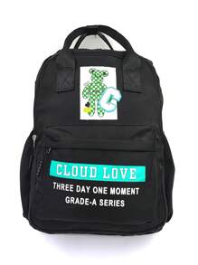 泰迪熊学校时尚背包 | 轻便 - 黑色 - 查看 2