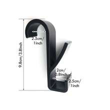 1/2/4/8pcs Bathroom Hanger Clips Heated Towel Radiator Rail Hook Holder Multifunction Drying Rack Hook Towel Clothes Storage Hanger Bathroom Accessories Bathroom Tools