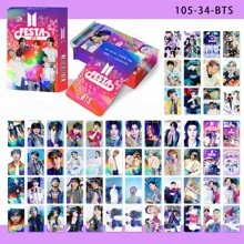 Sanrio Conjunto de 92 cartões fotográficos holográficos, cartão LOMO frente e verso, cartão INS de apoio aos fãs, cartão de coleção, cartão de felicitações (60 cartões + 32 adesivos), volta às aulas, material escolar