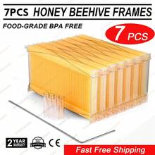 Auto Flowing Bee Hive 3 Layers Auto Bee Hive Extra Brood Box + Super Box 7x Bee Frames Beekeeping Hive - 原木色 - 查看 4