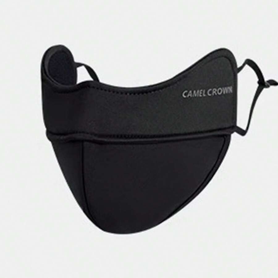CAMEL CROWN Three-Dimensional Sunscreen Mask For Women, Cool Ice Silk Anti-Ultraviolet High-Value Black Mountaineering Sunshade Mask
