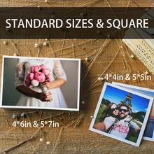 Custom Photos - White Border Photo Printing - Personalized Photo Customization - Standard Size Glossy Photos - Capture Precious Moments - Frameless - Multiple Sizes And Quantities Available - Family Photo Anniversary Gifts, Wedding Albums, Custom Photo Cards, Photo Printing, Personalized Glossy Room Decor - White Border - View 2