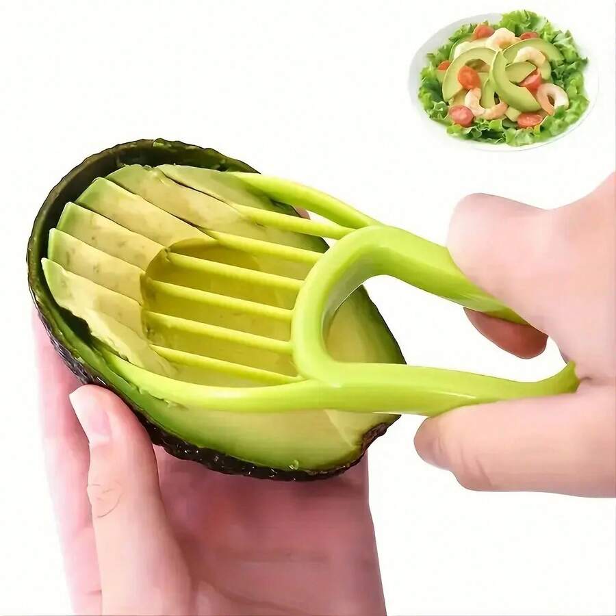 1pc Avocado Slicer - 3-In-1 Multifunctional Tool For Outdoor, Home, And Camping Use