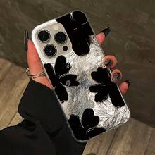 Funda para teléfono: Esta funda está diseñada para los modelos 13 y 4, con un brillante patrón glaciar y un elegante diseño de hilo para el 16 Pro. Es de TPU ultrafina. - Colores mixtos 1 - Ver 3