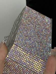 1pc Rhinestone 26-Hole Acrylic Transparent Nail Art Organizer Holder - Multicolor - View 6