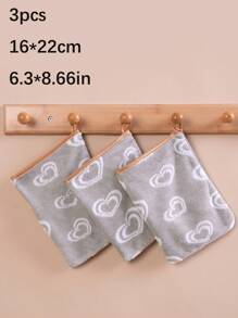 9/3pcs Ultra-Fine Fiber Face Makeup Remover Gloves, Reusable, Water Cleansing Facial Makeup And Impurities, Finger Towel, Sweat Wipe Gloves, Absorbent And Soft - Multicolor - View 10