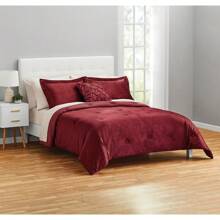 7 Piece  Bed In A Bag Comforter Set With Sheets Twin XL Full Queen King Sizes Reversible Machine Washable