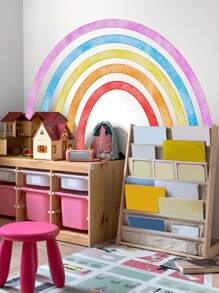 彩虹图案墙贴，彩色自粘墙贴，家居装饰贴纸，墙贴，乙烯基家居装饰贴纸，春季装饰品，让您的家焕然一新，节日装饰贴纸，生日毕业礼物 - 彩色 - 查看 11