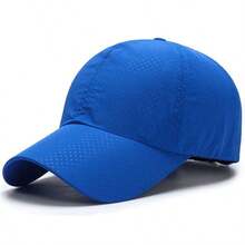 Quick Drying Hat. Outdoor Breathable Sun Protection And Shading. Baseball Cap. Simplicity. Mesh Baseball Cap - A - View 3